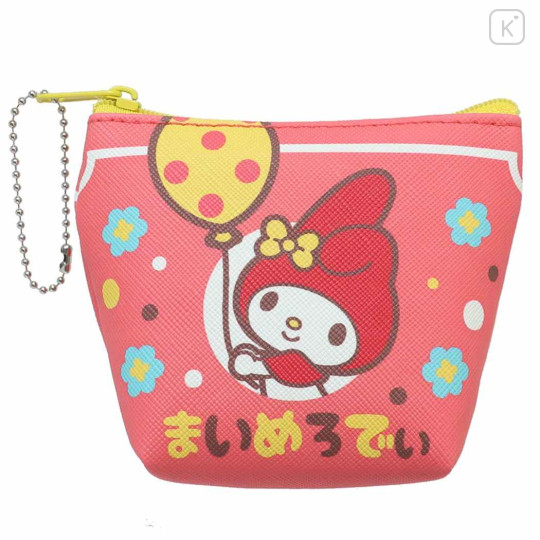 Japan Sanrio Triangular Mini Pouch - My Melody / Retro Party - 1