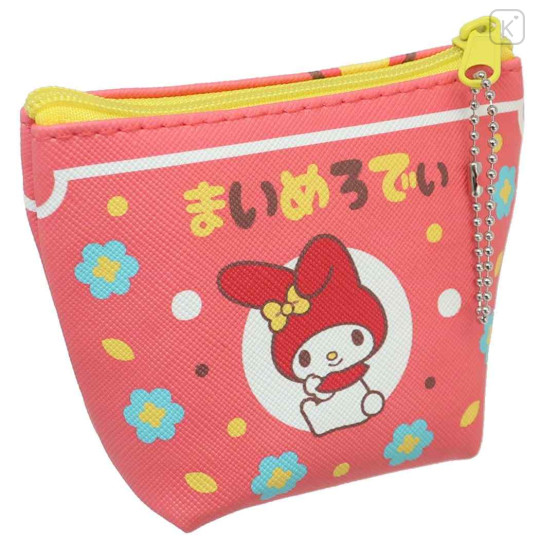 Japan Sanrio Triangular Mini Pouch - My Melody / Retro Party - 2