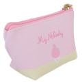 Japan Sanrio Triangular Mini Pouch - My Melody / Light Pink - 2