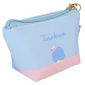 Japan Sanrio Triangular Mini Pouch - Tuxedo Sam / Light Blue - 2