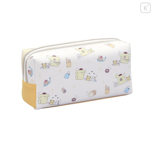 Japan Sanrio Pen Pouch Pencil Case - Pompompurin / Happy Life - 2