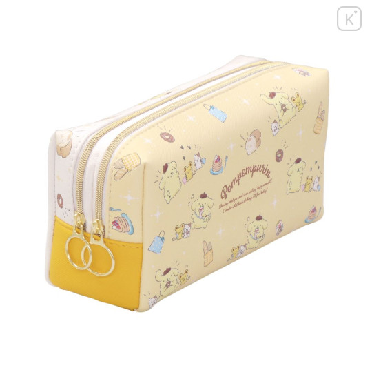 Japan Sanrio Pen Pouch Pencil Case - Pompompurin / Happy Life - 3