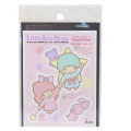 Japan Sanrio Vinyl Sticker - Little Twin Stars / Hand in hand - 1