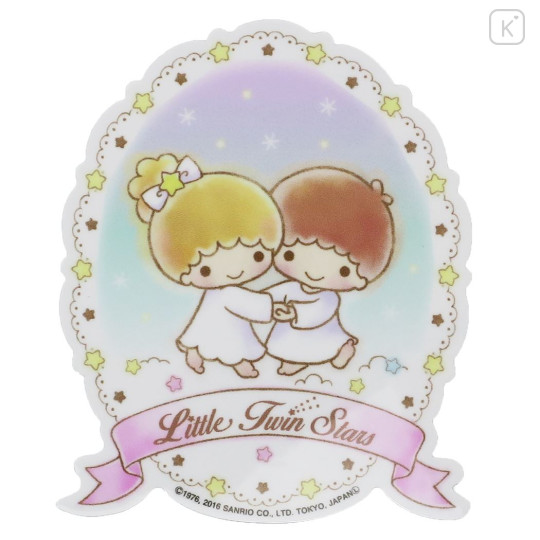 Japan Sanrio Vinyl Sticker - Little Twin Stars / Hug - 1