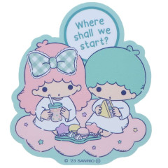 Japan Sanrio Vinyl Sticker - Little Twin Stars / Picnic