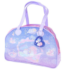 Japan Sanrio Pool Bag Boston Style - Little Twin Stars / Summer Star Night