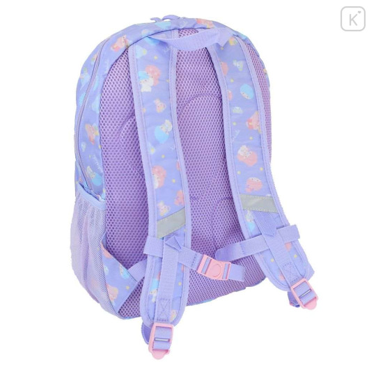 Japan Sanrio Kids Backpack Rucksack - Little Twin Stars / Light Purple B - 2