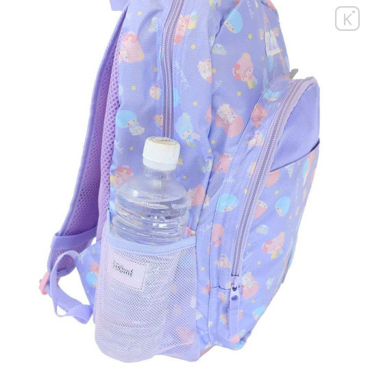 Japan Sanrio Kids Backpack Rucksack - Little Twin Stars / Light Purple B - 3