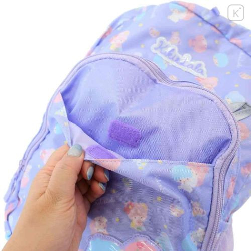 Japan Sanrio Kids Backpack Rucksack - Little Twin Stars / Light Purple B - 5