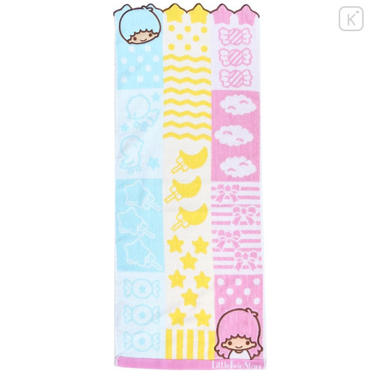 Japan Sanrio Jacquard Face Towel - Little Twin Stars - 1