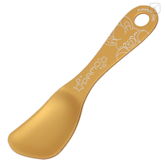 Japan Pokemon Ice Cream Spoon - Pawmi / Gold Orange - 1