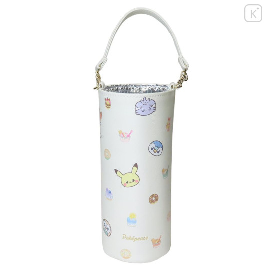 Japan Pokemon Plastic Bottle Holder - Pokepeace White - 1