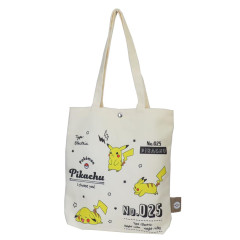 Japan Pokemon Canvas Tote Bag - Pikachu / I Choose You