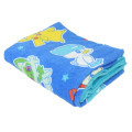 Japan Pokemon Nap Blanket - Fuecoco & Pikachu & Quaxly & Sprigatito / Blue - 3