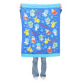 Japan Pokemon Nap Blanket - Fuecoco & Pikachu & Quaxly & Sprigatito / Blue - 5