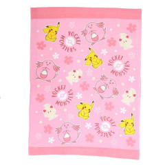 Japan Pokemon Nap Blanket - Alcremie & Pikachu / Pink