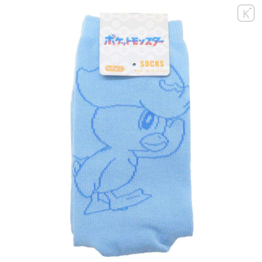 Japan Pokemon Crew Kid Socks - Quaxly / Neon - 2