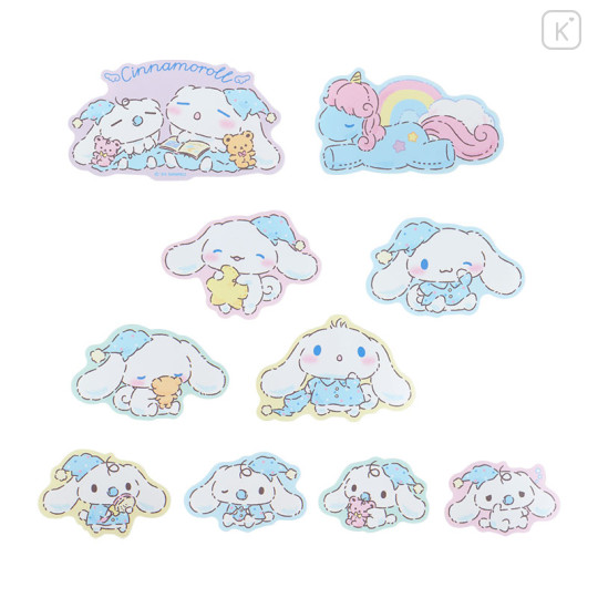 Japan Sanrio Original Sticker Set - Cinnamoroll / Sleepy Time - 2