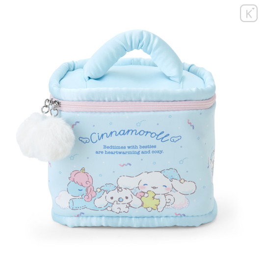 Japan Sanrio Original Vanity Pouch - Cinnamoroll / Sleepy Time - 1