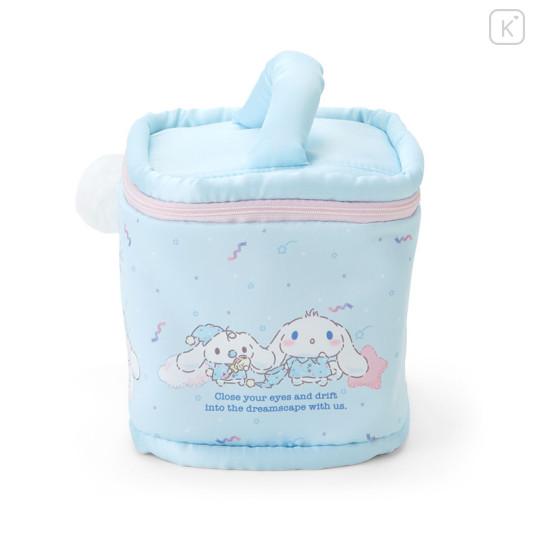 Japan Sanrio Original Vanity Pouch - Cinnamoroll / Sleepy Time - 3