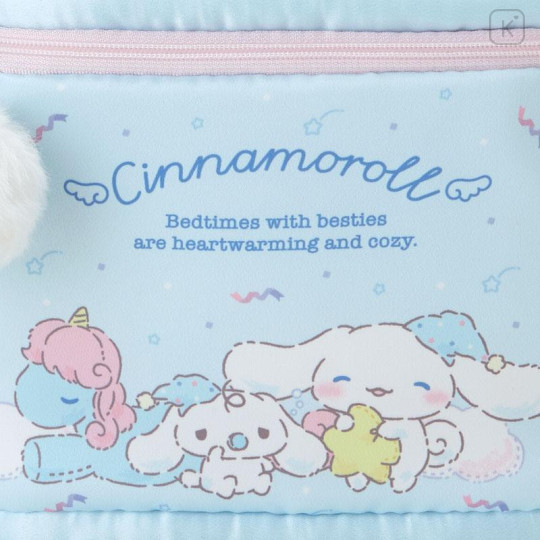 Japan Sanrio Original Vanity Pouch - Cinnamoroll / Sleepy Time - 5