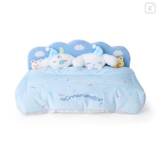 Japan Sanrio Original Tissue Box Case - Cinnamoroll / Sleepy Time - 1