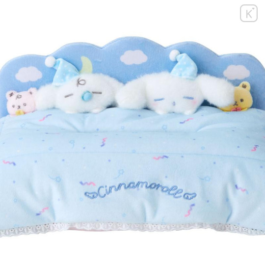 Japan Sanrio Original Tissue Box Case - Cinnamoroll / Sleepy Time - 4