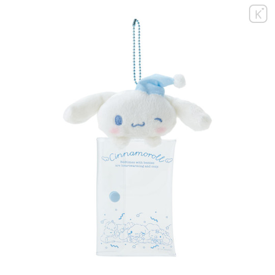 Japan Sanrio Original Clear Case with Mascot - Cinnamoroll / Sleepy Time - 1