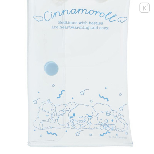 Japan Sanrio Original Clear Case with Mascot - Cinnamoroll / Sleepy Time - 4