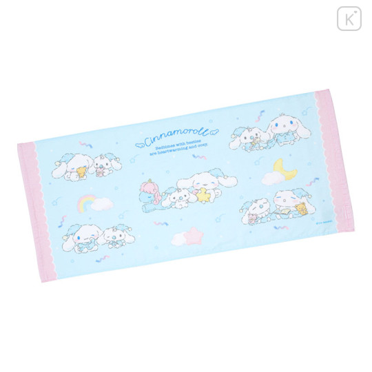 Japan Sanrio Original Face Towel - Cinnamoroll / Sleepy Time - 1