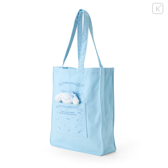 Japan Sanrio Original Tote Bag - Cinnamoroll / Sleepy Time - 2