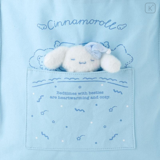 Japan Sanrio Original Tote Bag - Cinnamoroll / Sleepy Time - 4