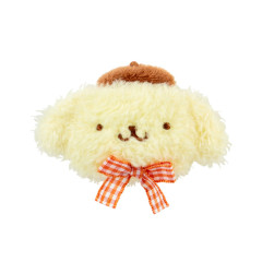 Japan Sanrio Original Face-shaped Hair Clip - Pompompurin