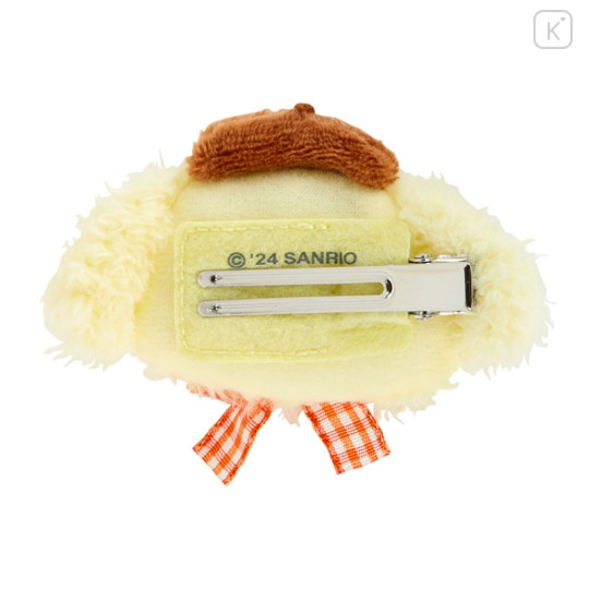 Japan Sanrio Original Face-shaped Hair Clip - Pompompurin - 3