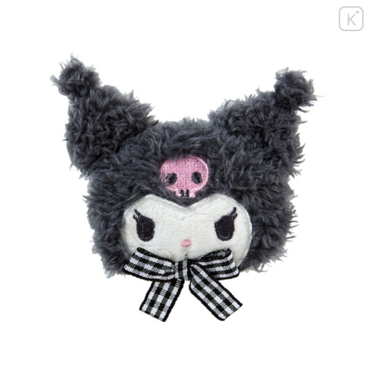 Japan Sanrio Original Face-shaped Hair Clip - Kuromi - 1