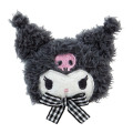 Japan Sanrio Original Face-shaped Hair Clip - Kuromi - 2