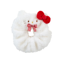 Japan Sanrio Original Face-shaped Scrunchie - Hello Kitty