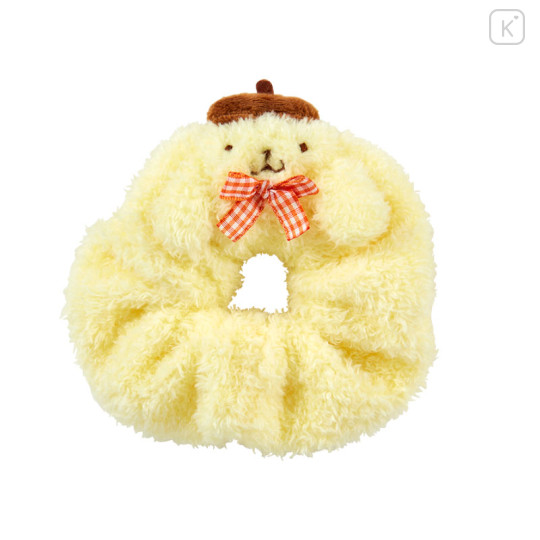 Japan Sanrio Original Face-shaped Scrunchie - Pompompurin - 1