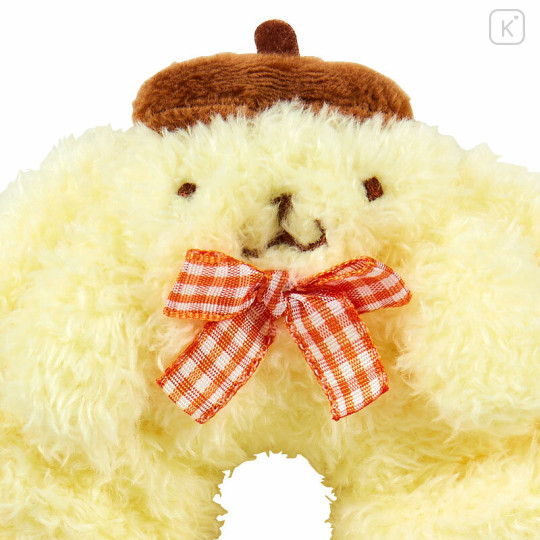 Japan Sanrio Original Face-shaped Scrunchie - Pompompurin - 2