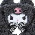 Japan Sanrio Original Face-shaped Scrunchie - Kuromi - 2