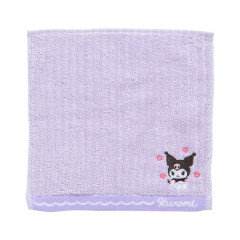 Japan Sanrio Original Petit Towel - Kuromi / Simple