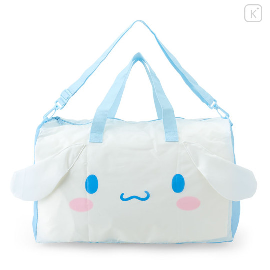 Japan Sanrio Original Face-shaped Boston Bag - Cinnamoroll - 1