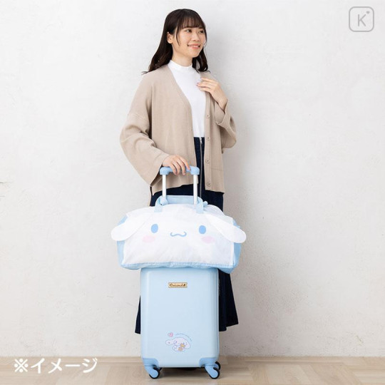 Japan Sanrio Original Face-shaped Boston Bag - Cinnamoroll - 5