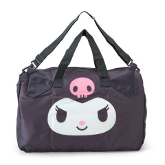 Japan Sanrio Original Face-shaped Boston Bag - Kuromi