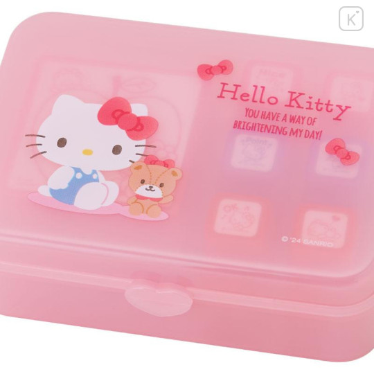 Japan Sanrio Original Penetration Stamp Set - Hello Kitty - 4