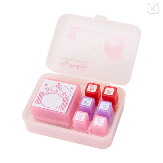 Japan Sanrio Original Penetration Stamp Set - My Melody - 2