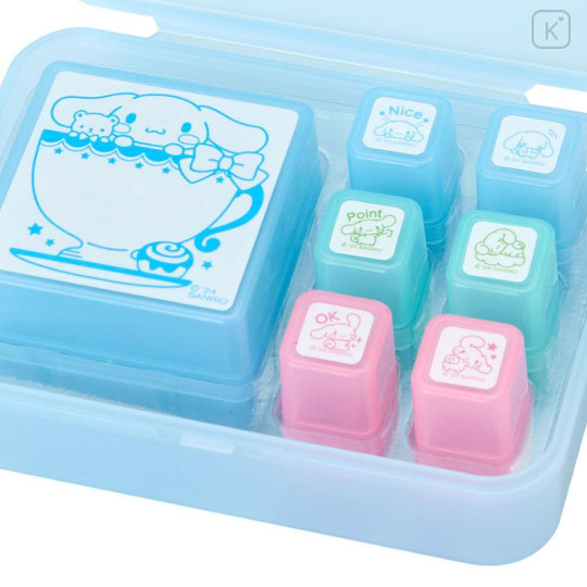 Japan Sanrio Original Penetration Stamp Set - Cinnamoroll - 5