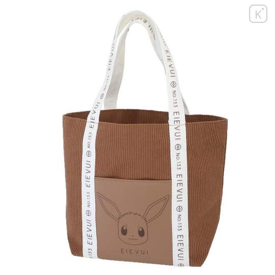 Japan Pokemon Mini Tote Bag - Eevee / Smile Face - 1