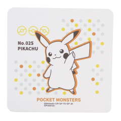 Japan Pokemon Water Absorbing Coaster - Pikachu