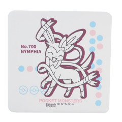 Japan Pokemon Water Absorbing Coaster - Eevee Evolution / Sylveon